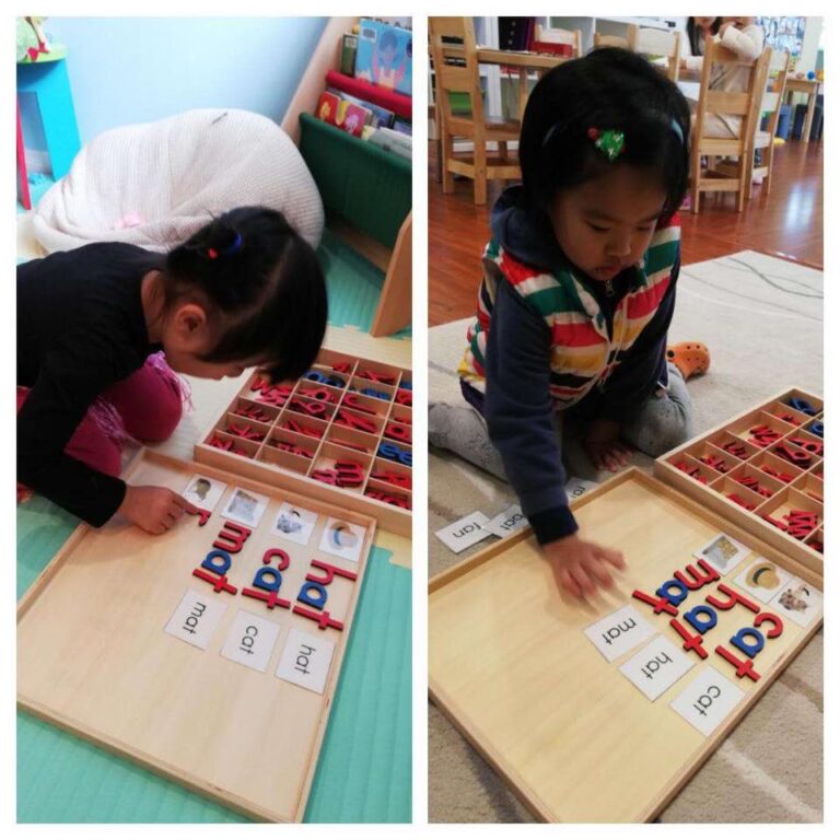 A round of applause to our kids who have been putting lots of effort in learning phonics! See how focus they are in doing the reading exercise.